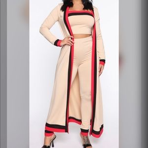 Fashion Nova 3 piece set